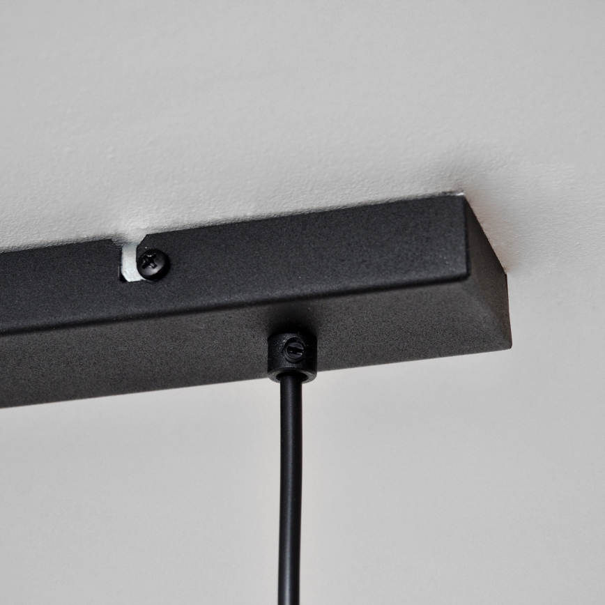 LED Hanglamp aan een koord TUBA 3xGU10/4,8W/230V zwart
