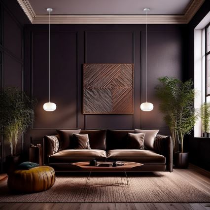 LED Hanglamp aan een koord VASO LED/4W/230V diameter 18 cm wit