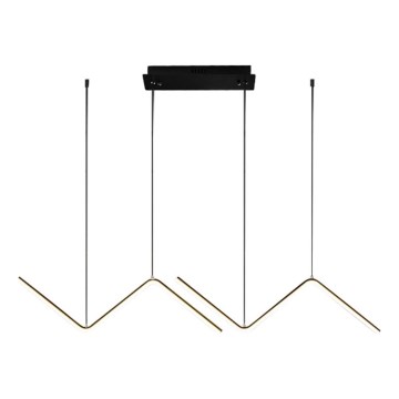 LED Hanglamp aan een koord VERTE 2xLED/11W/230V zwart