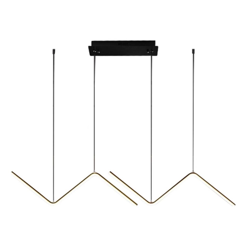 LED Hanglamp aan een koord VERTE 2xLED/11W/230V zwart