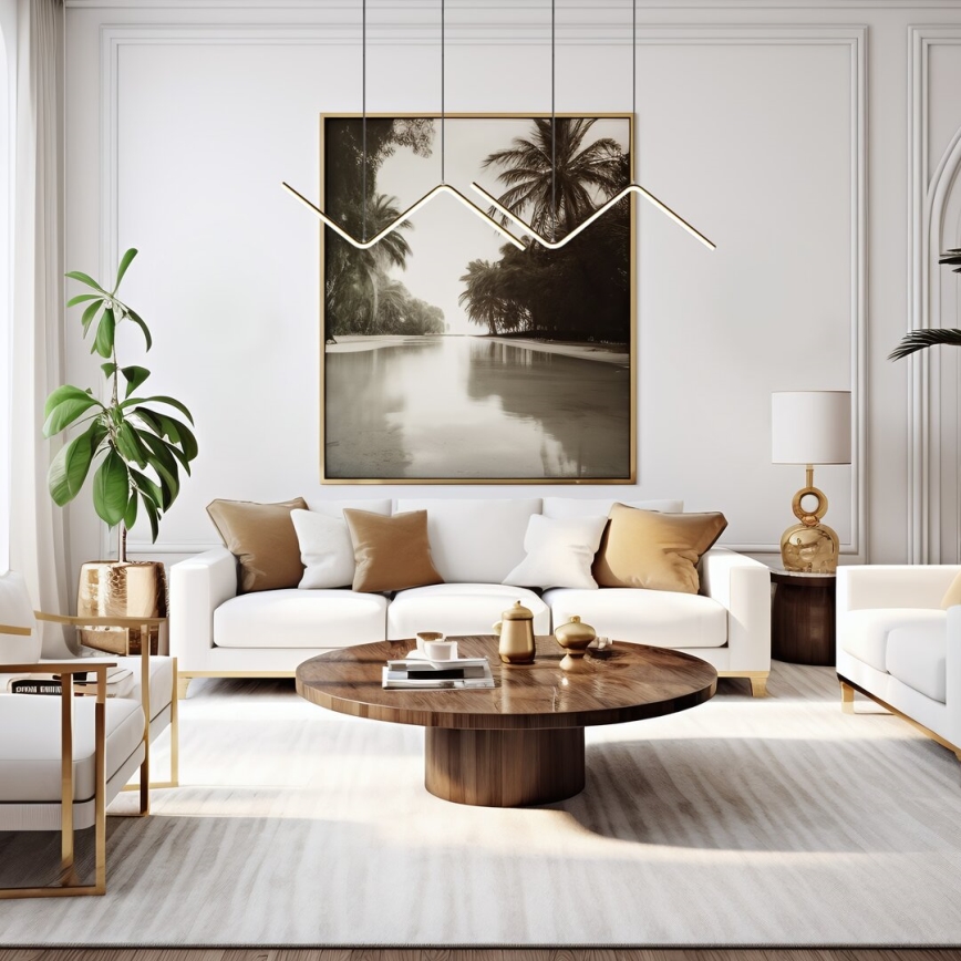 LED Hanglamp aan een koord VERTE 2xLED/11W/230V zwart
