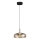 LED Hanglamp aan een koord VETRO LED/6W/230V diameter 23 cm beige/zwart