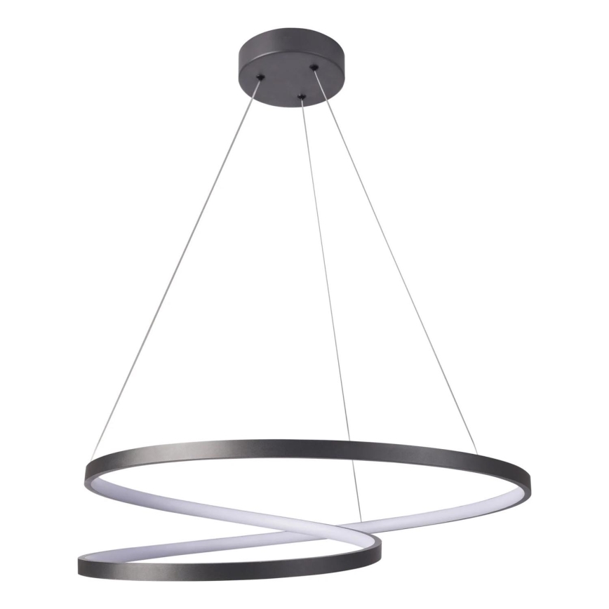 LED Hanglamp aan een koord ZEFIRA LED/52W/230V 4000K diameter 60 cm antraciet