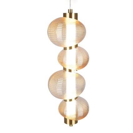 LED-hanglamp aan kabel BOLLA LED/17W/230V Ø 16 cm goud/rookbeige