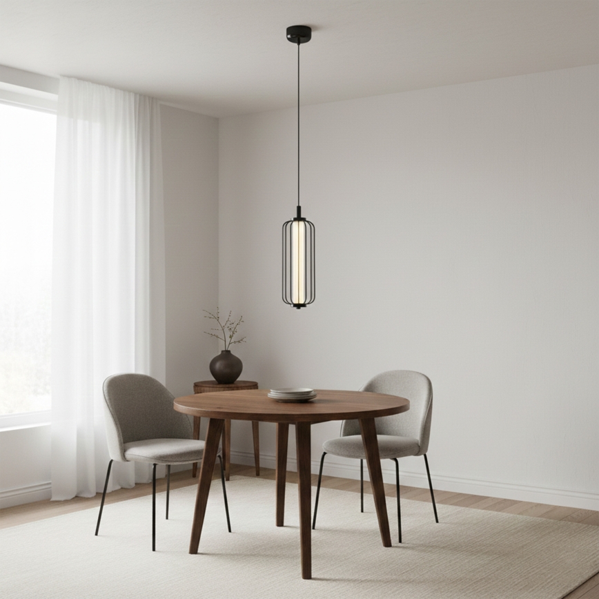 LED-hanglamp aan kabel BONNIE LED/15W/230V 3000K zwart