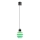 LED-hanglamp aan kabel CACTUS LED/3W/230V 3000K zwart/groen