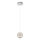 LED-hanglamp aan kabel CREMONA 1xLED/5W/230V 3000K mat chroom