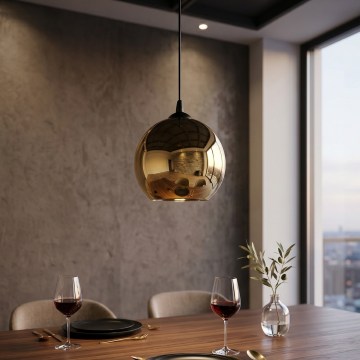 LED-hanglamp aan kabel CUBUS 1xE27/15W/230V