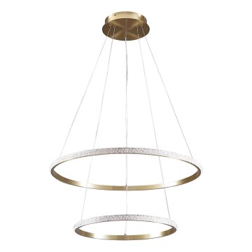 LED-hanglamp aan kabel DIANA LED/44W/230V 4000K Ø 59 cm goud