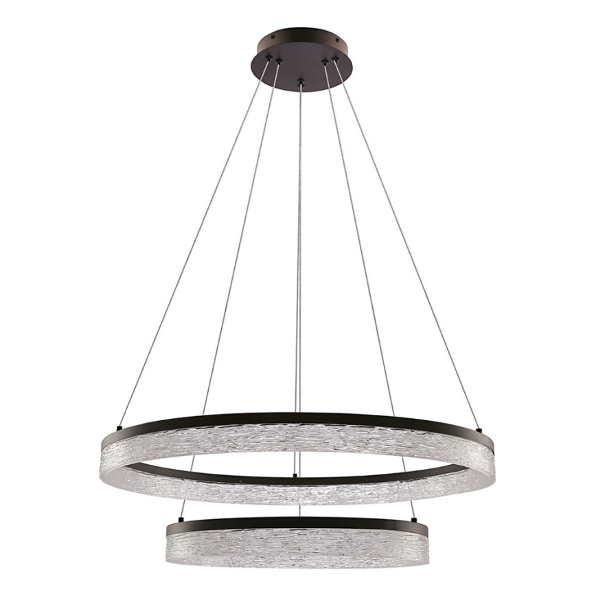 LED-hanglamp aan kabel FROZI LED/38W/230V Ø 60 cm zwart