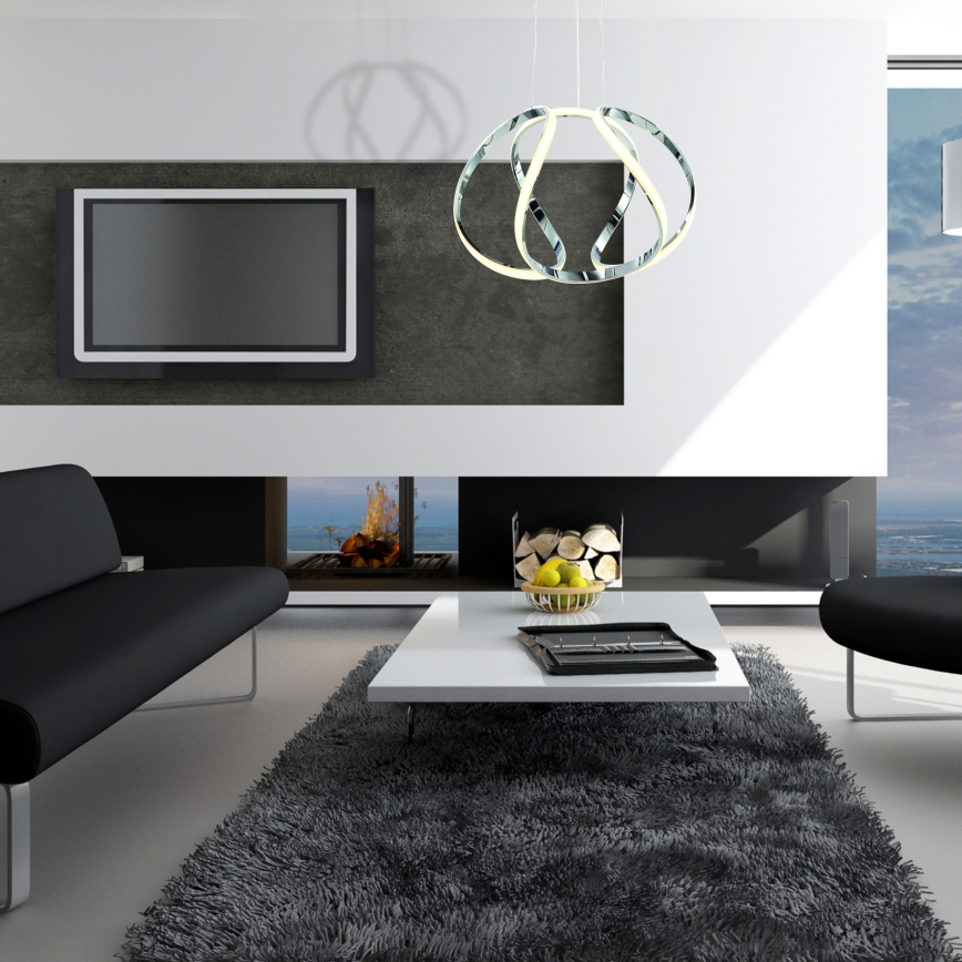 LED-hanglamp aan kabel GLOBE LED/50W/230V