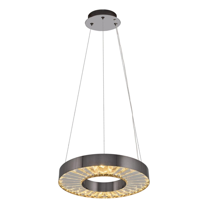 LED-hanglamp aan kabel JESI LED/35W/230V 3000K Ø 40 cm zilver