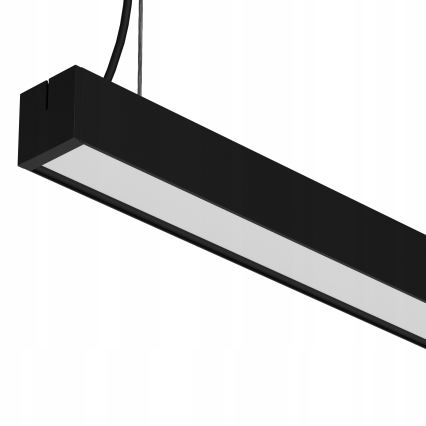 LED-hanglamp aan kabel LED/44W/230V 3000K 120 cm zwart