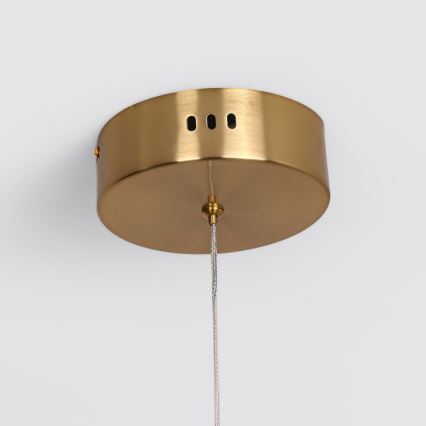 LED-hanglamp aan kabel MELECA LED/36W/230V 3000/4000/6000K 160 cm goudkleurig