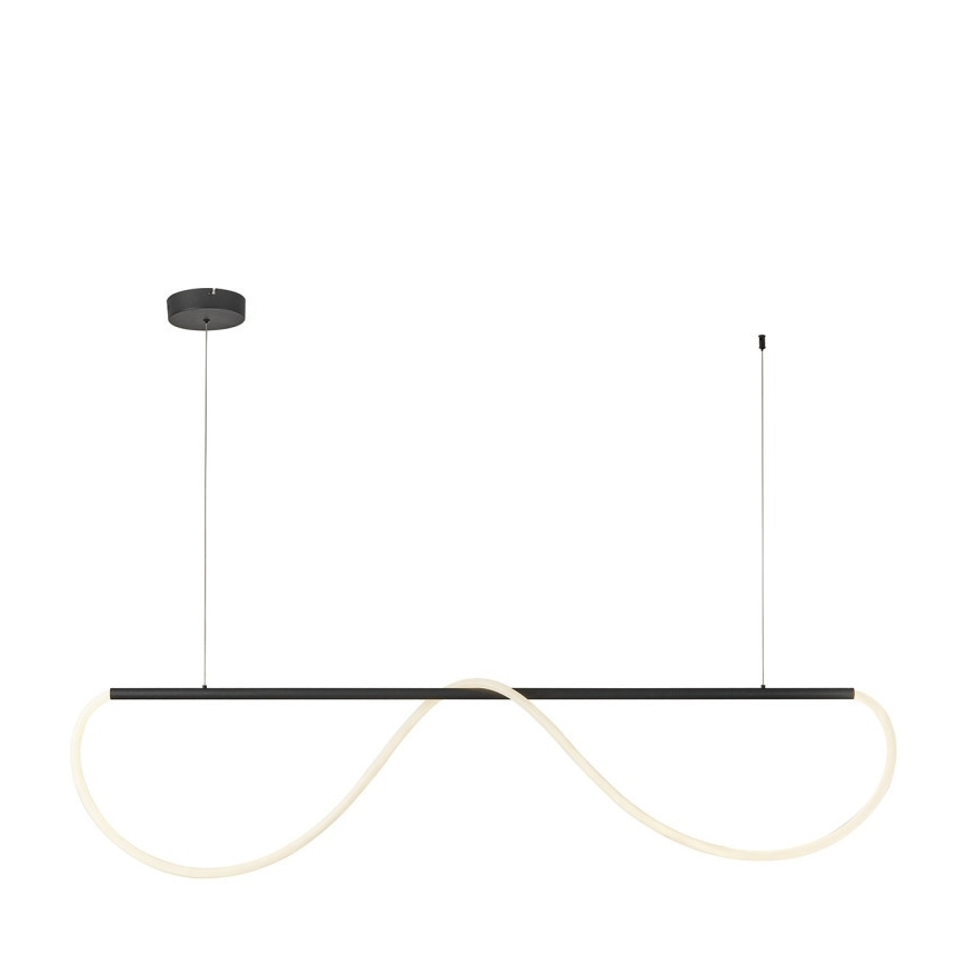 LED-hanglamp aan kabel MELECA LED/36W/230V 3000/4000/6000K 160 cm zwart