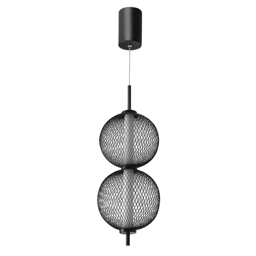 LED-hanglamp aan kabel PUMA LED/10W/230V Ø 14 cm zwart