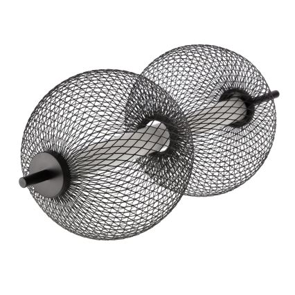 LED-hanglamp aan kabel PUMA LED/10W/230V Ø 14 cm zwart