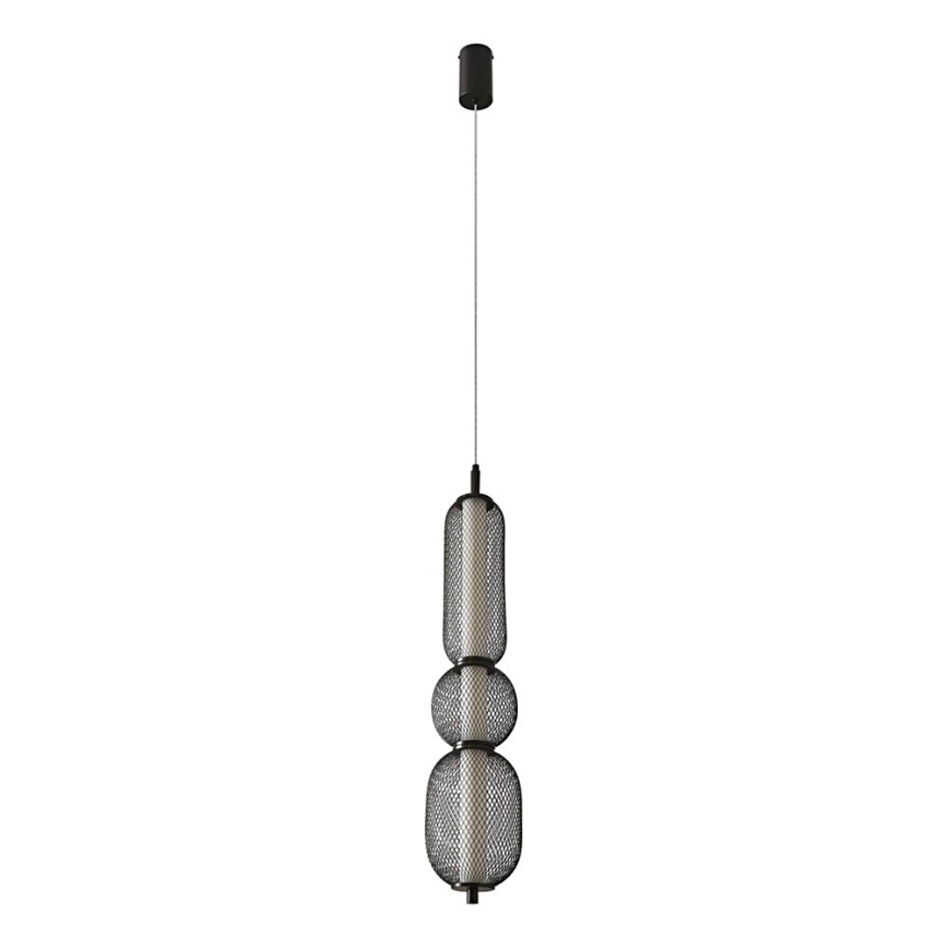 LED-hanglamp aan kabel PUMA LED/15W/230V Ø 14 cm zwart