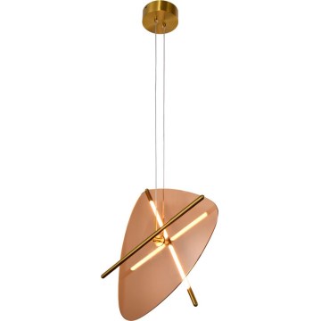 LED-hanglamp aan kabel RELAX LED/15W/230V goud/gerookt bruin