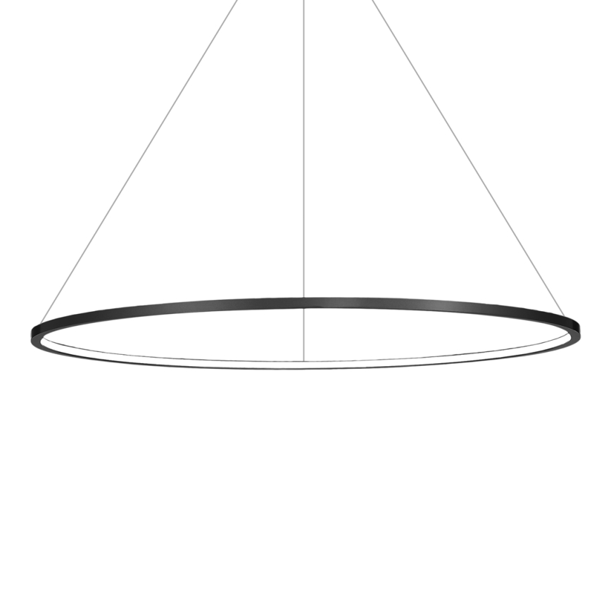 LED-hanglamp aan kabel SATURNO LED/57W/230V Ø100 cm IP44 zwart