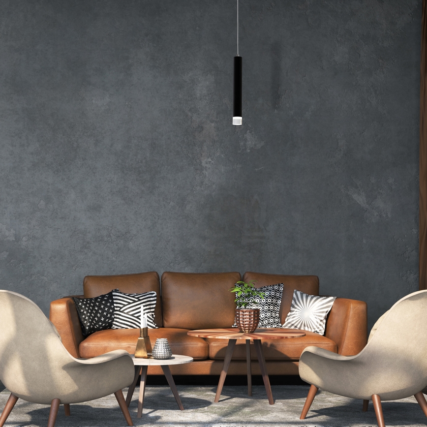 LED Hanglamp aan koord CARBON LED/5W/230V