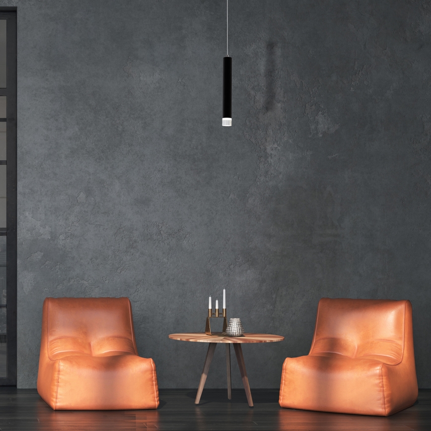 LED Hanglamp aan koord CARBON LED/5W/230V