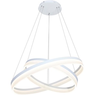 LED Hanglamp aan koord RING met afstandsbediening LED/60W/230V