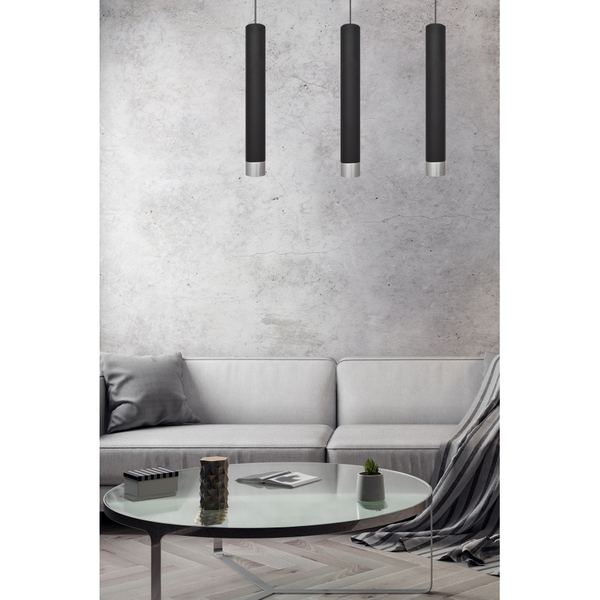 LED Hanglamp aan koord TUBA 3xGU10/4,8W/230V