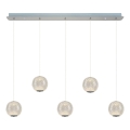 LED Hanglamp CREMONA 5xLED/5W/230V 3000K mat-chroom