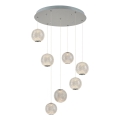 LED Hanglamp CREMONA 7xLED/5W/230V 3000K mat chroom