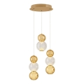 LED Hanglamp CREMONA LED/17W/230V 3000K goud