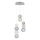 LED Hanglamp CREMONA LED/17W/230V 3000K mat chroom