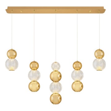 LED Hanglamp CREMONA LED/27W/230V 3000K goud