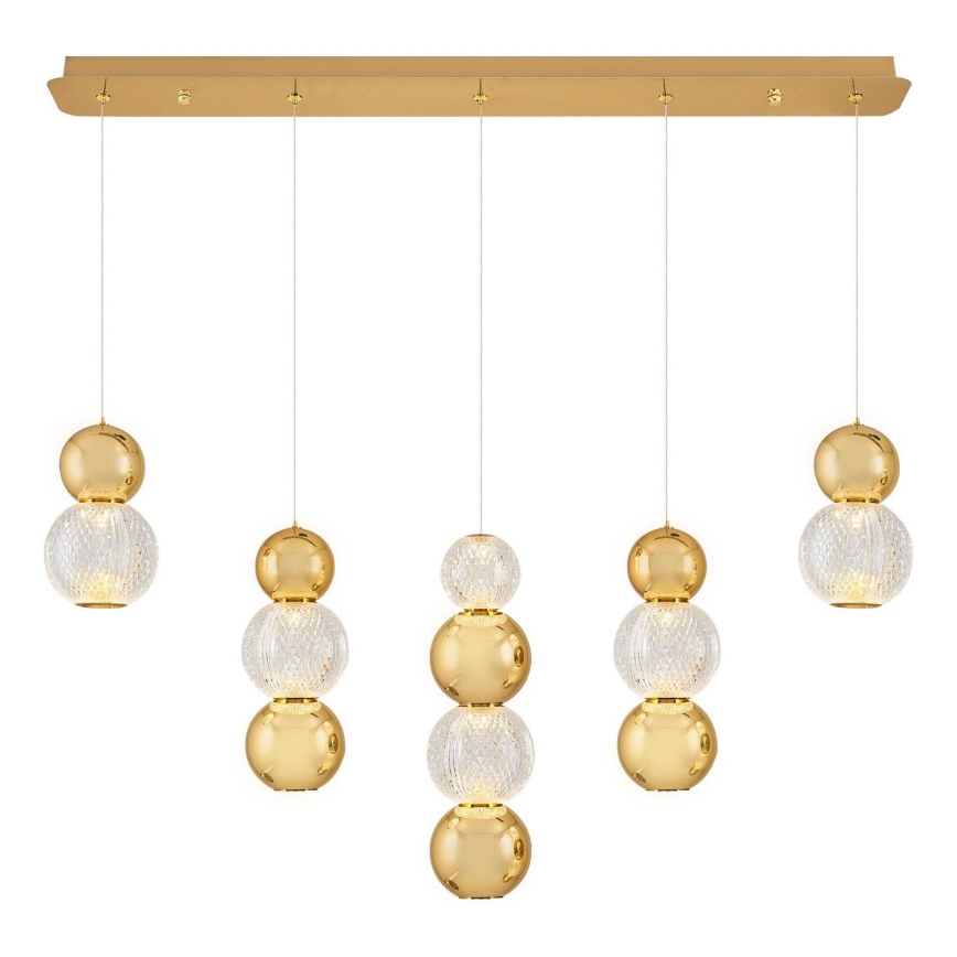 LED Hanglamp CREMONA LED/27W/230V 3000K goud