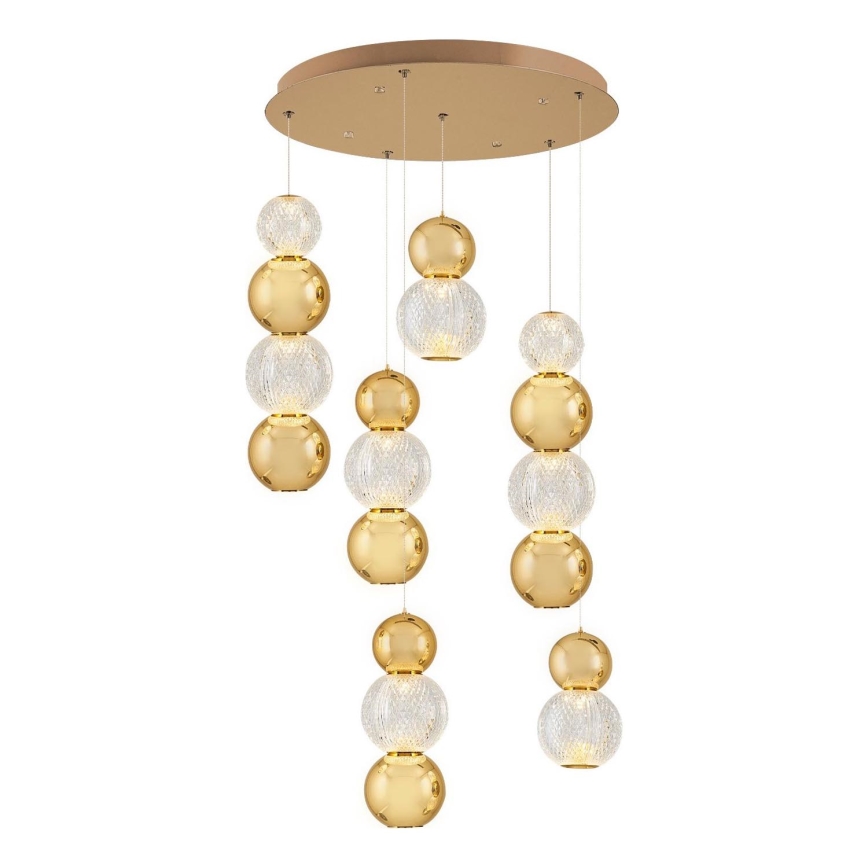 LED Hanglamp CREMONA LED/34W/230V 3000K goud