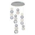 LED Hanglamp CREMONA LED/34W/230V 3000K mat chroom