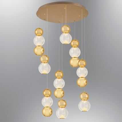 LED Hanglamp CREMONA LED/51W/230V 3000K goud