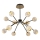 LED Hanglamp GELA 12xLED/5W/230V 3000K zwart/goud