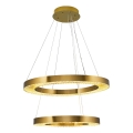 LED Hanglamp JESI LED/140W/230V 3000K diameter 100 cm brons