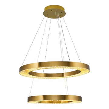 LED Hanglamp JESI LED/140W/230V 3000K diameter 100 cm brons