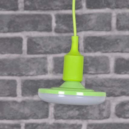 LED Hanglamp KIKI 1xE27/10W/230V groen