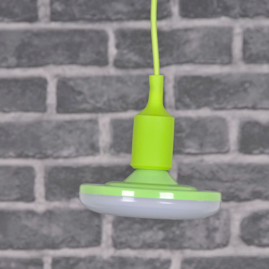 LED Hanglamp KIKI 1xE27/10W/230V groen