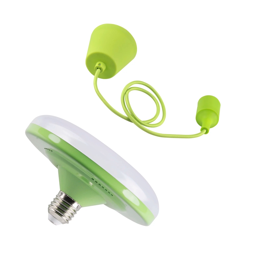 LED Hanglamp KIKI 1xE27/10W/230V groen