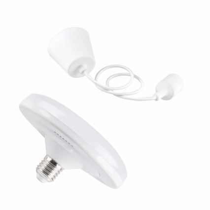 LED Hanglamp KIKI 1xE27/10W/230V wit