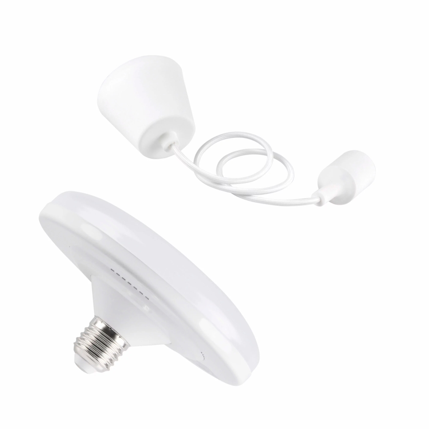 LED Hanglamp KIKI 1xE27/10W/230V wit