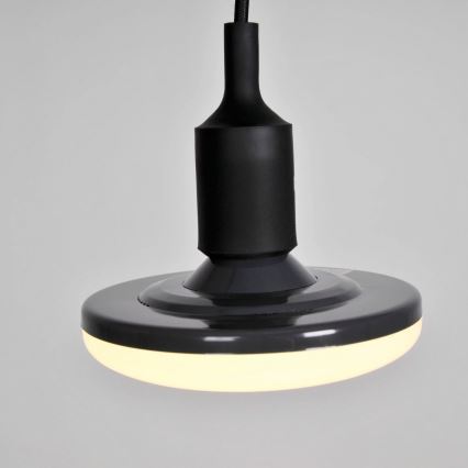 LED Hanglamp KIKI 1xE27/10W/230V zwart