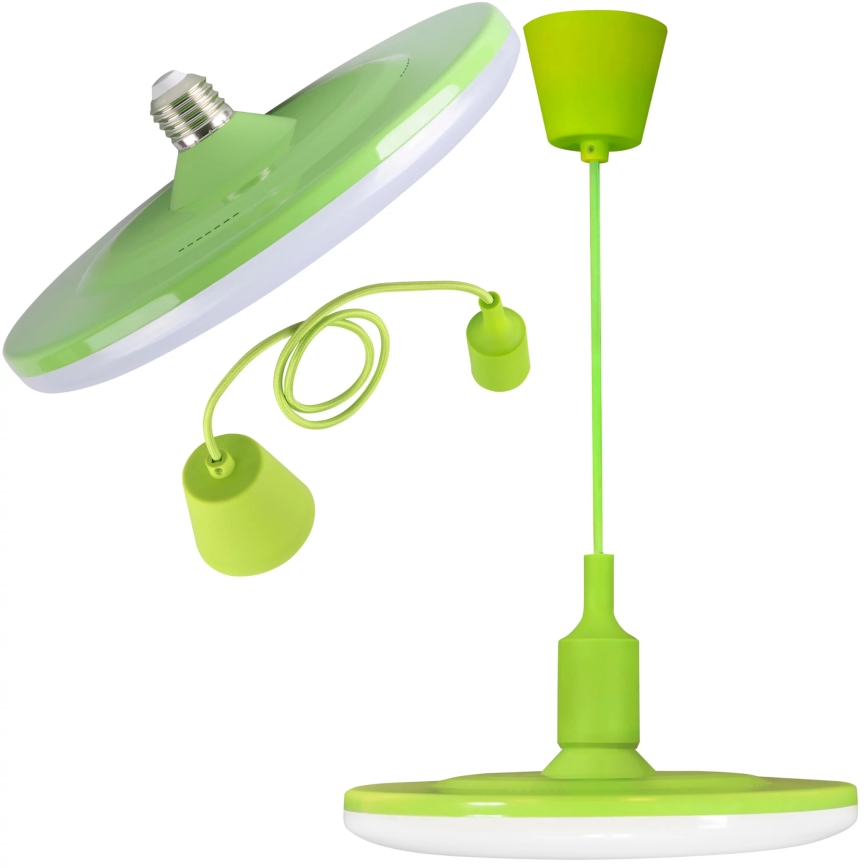 LED Hanglamp KIKI 1xE27/15W/230V groen