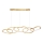 LED Hanglamp met kabel ANNELI LED/45W/230V 125 cm goudkleurig