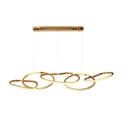 LED Hanglamp met kabel ANNELI LED/45W/230V 125 cm goudkleurig