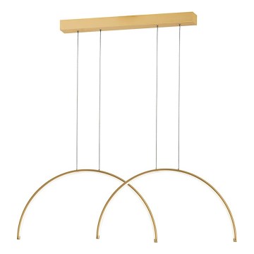 LED-hanglamp met kabel MEGAN LED/39W/230V goud